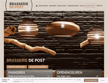 Tablet Screenshot of brasseriedepost.be